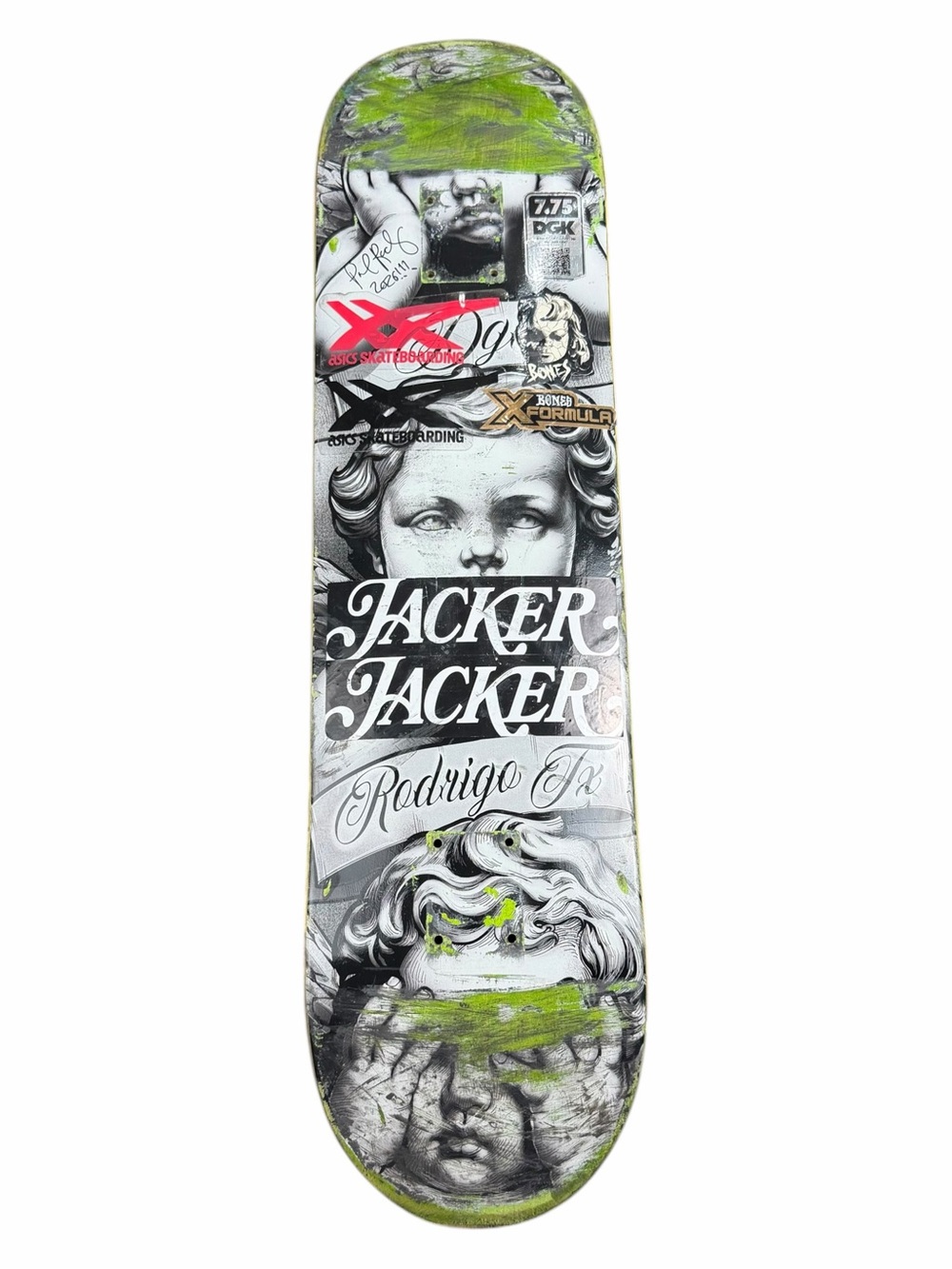 SIGNED DGK Rodrigo Tx Jacker No Evil Paul Rodriguez Game-Used Skateboard Deck OG